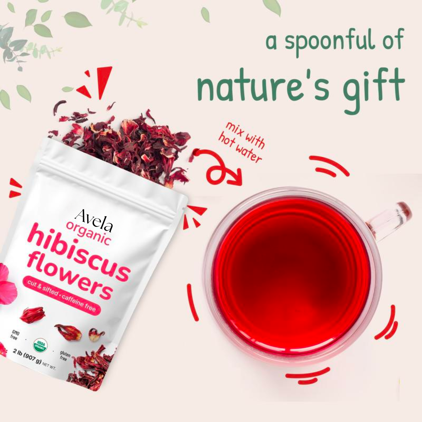 Organic Hibiscus Flower